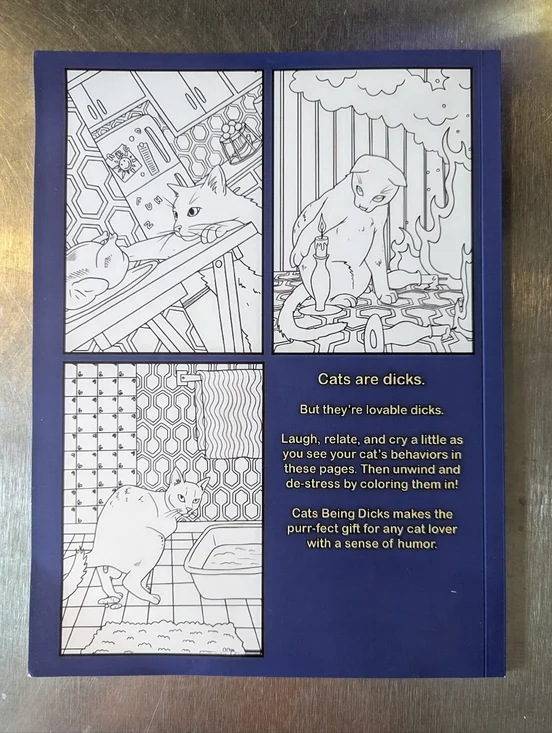 Cat Coloring Book - Picture 2 of 5